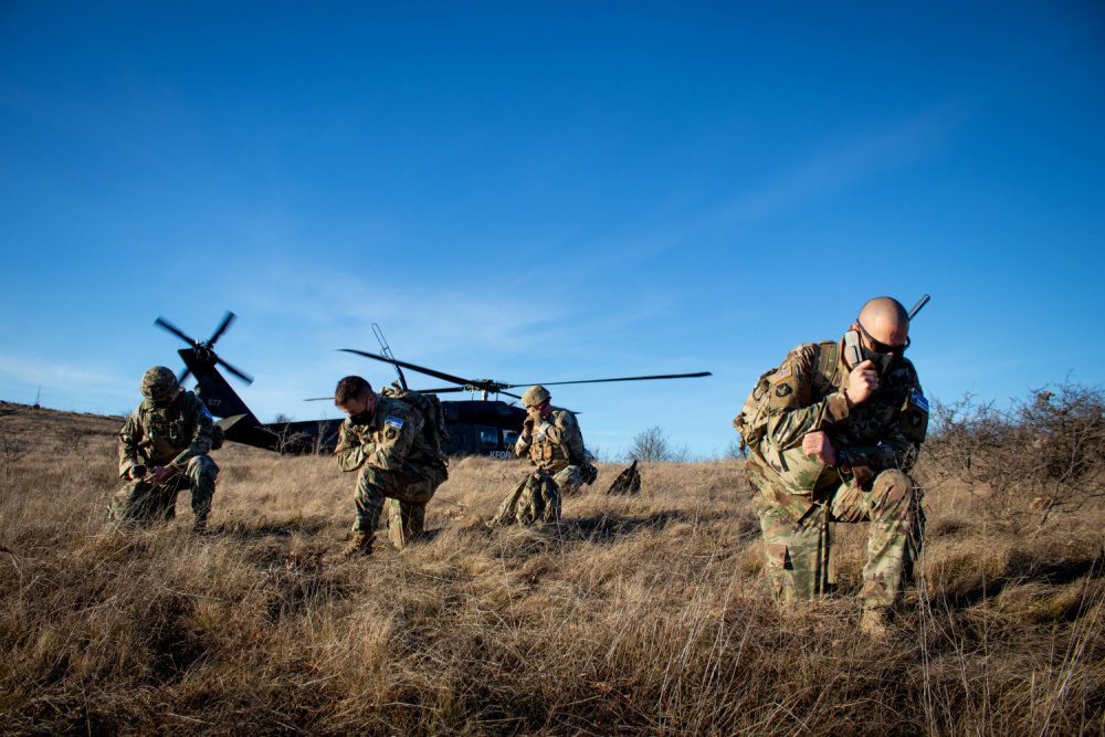 KFOR Soldiers conduct operation sweeper