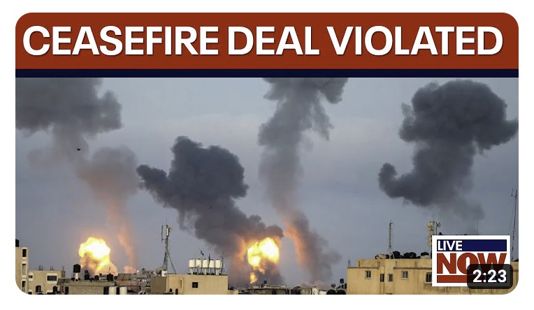 Israel at War! UPDATE: IDF claims Hamas violated cease fire agreement!