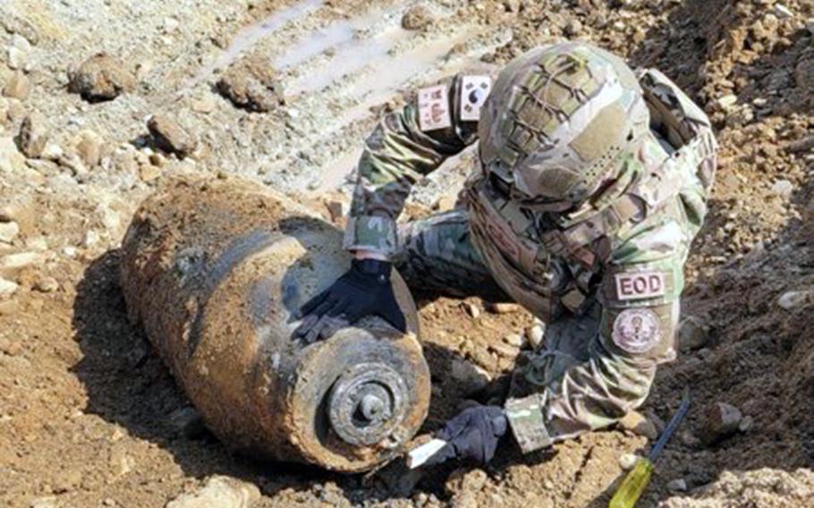 Construction site in South Korea yields second Korean War bomb this month
