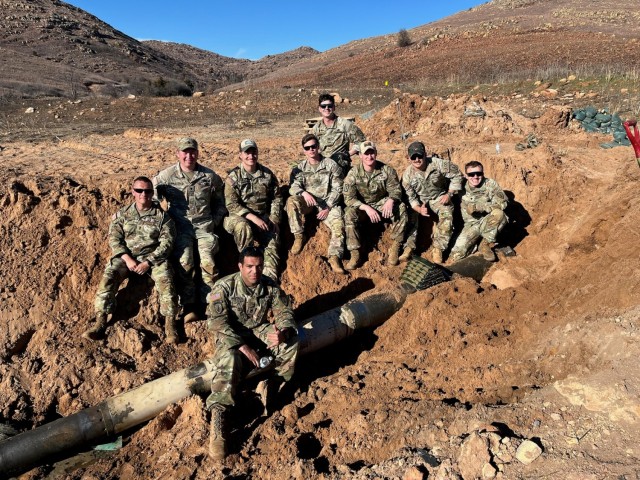 EOD techs of the 761st Ordnance Company, pioneer innovative method to clear stuck artillery round