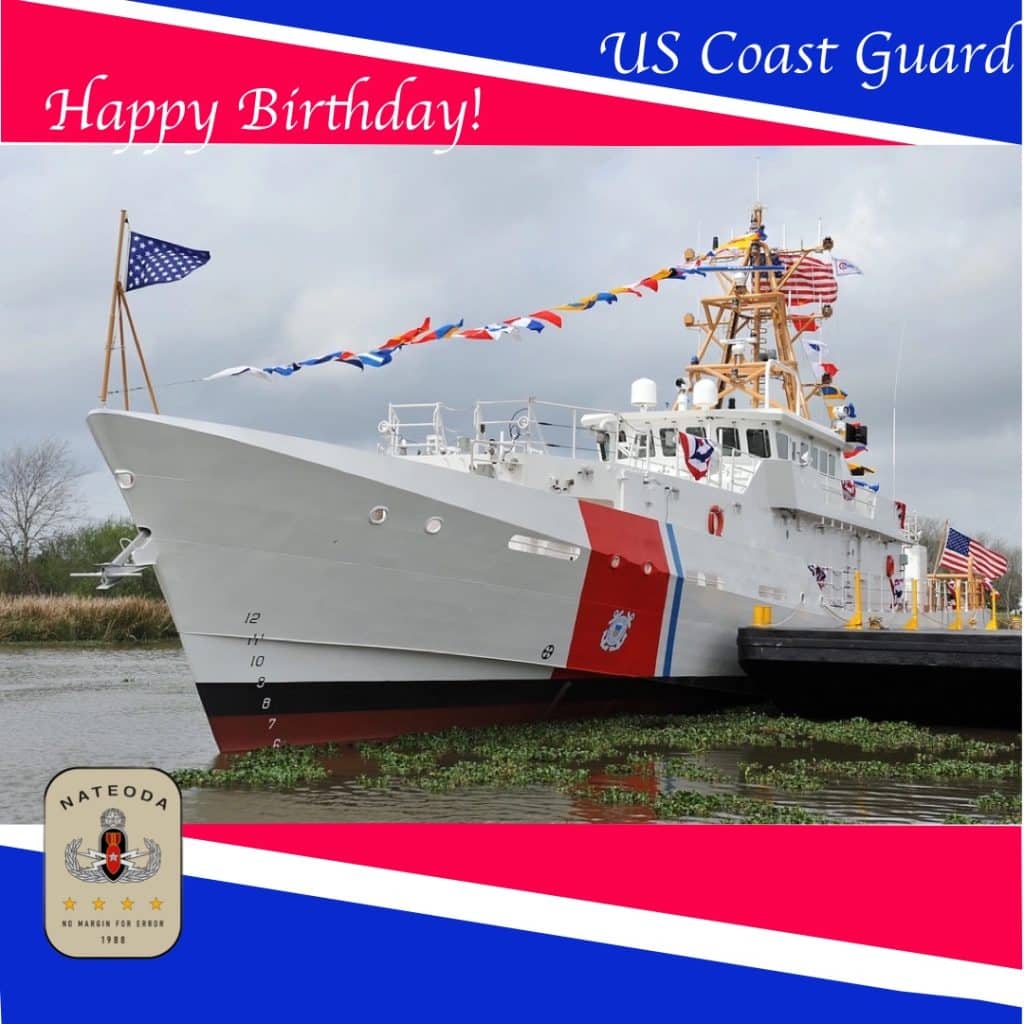 Happy Birthday US Coast Guard! - EOD | National Explosive Ordnance ...