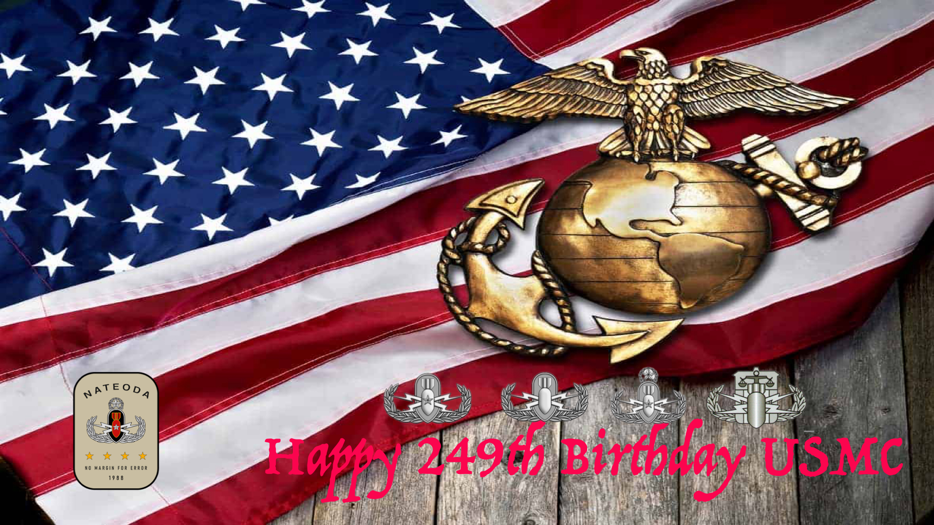 Happy Birthday USMC! EOD National Explosive Ordnance Disposal Association