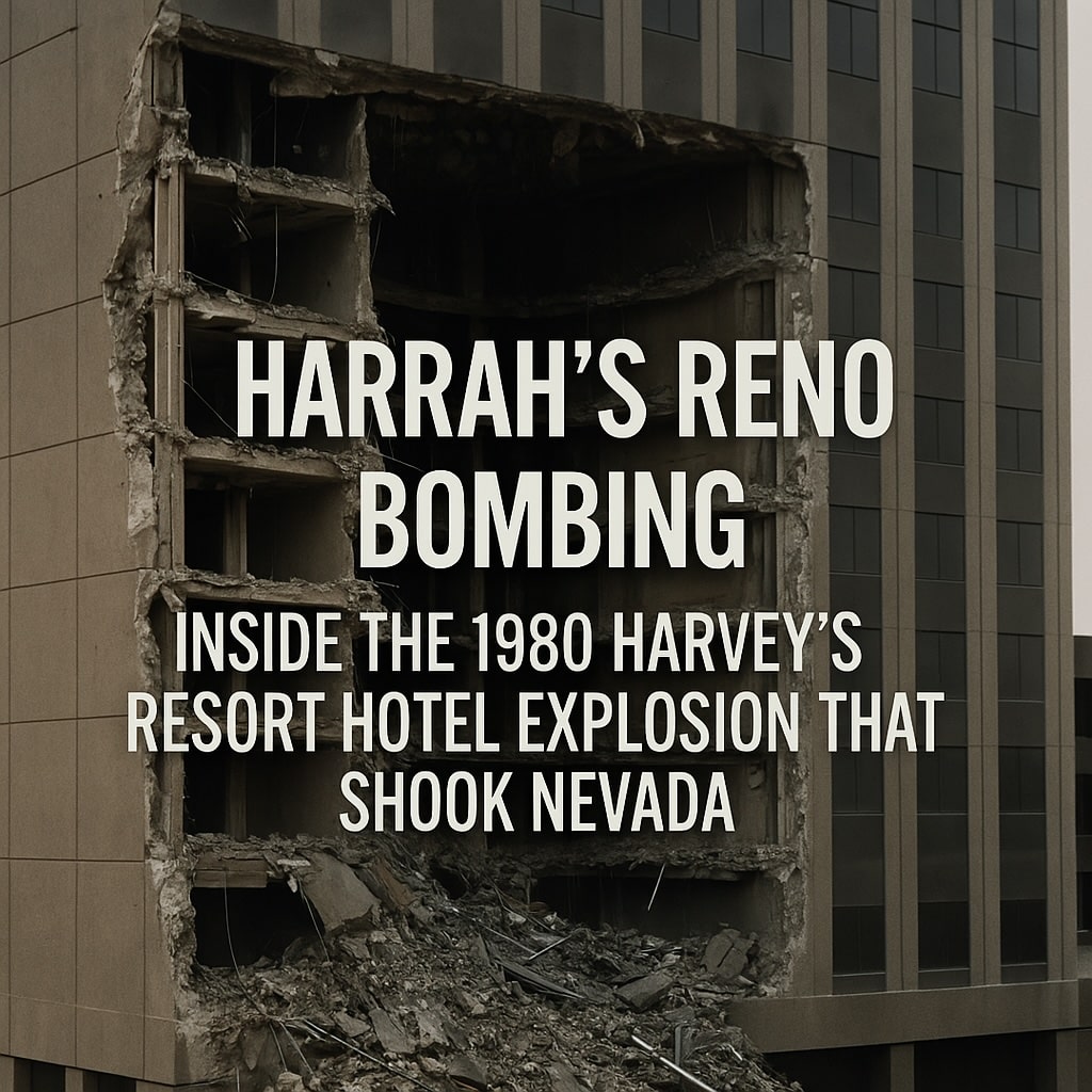 Harrah’s Reno Bombing: Inside the 1980 Harvey’s Resort Hotel Explosion That Shook Nevada