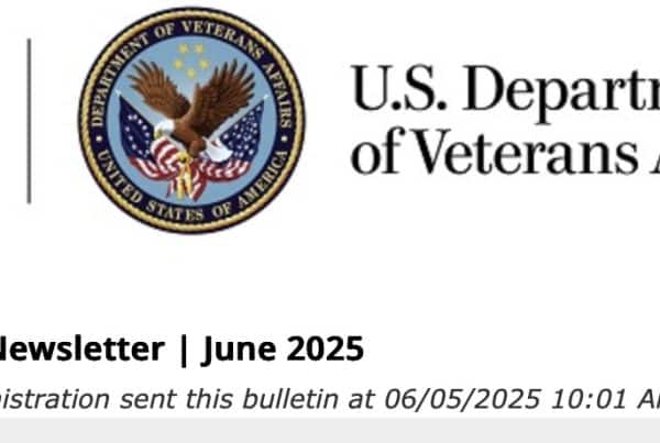 VA Newsletter logo for June 2025