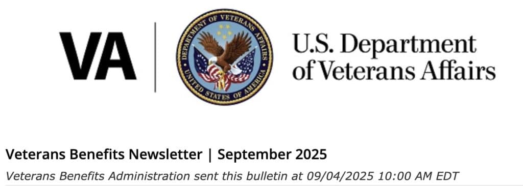 VA Newsletter Heading Sept 2025