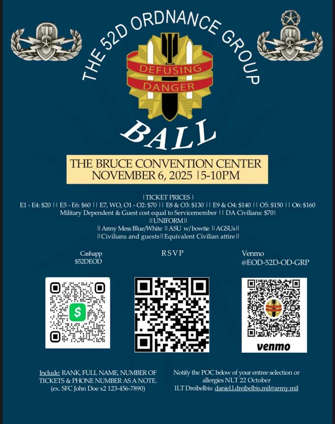 The 52nd Ordnance Group Ball 6 November 2025