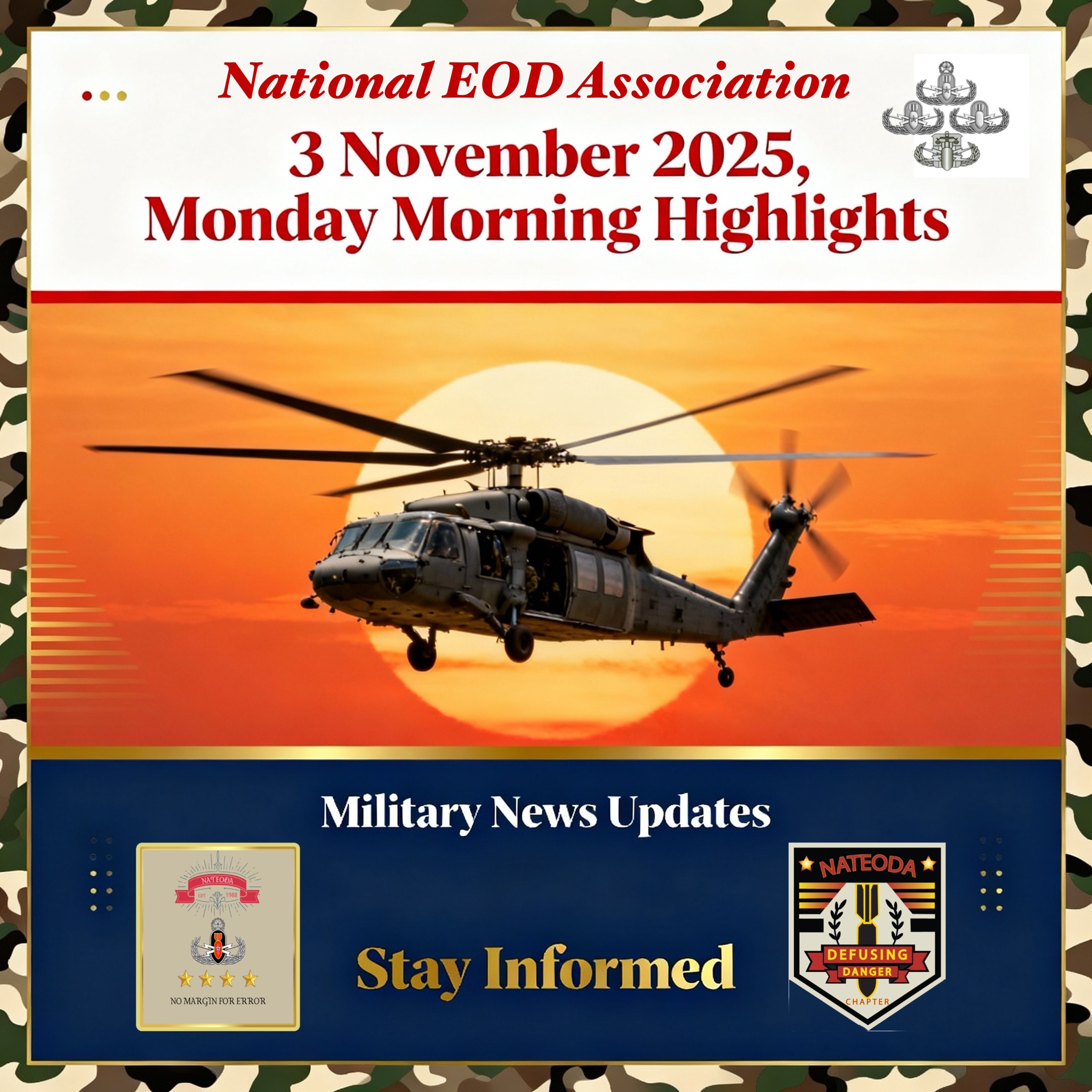 Monday Morning Highlights ~ 3 November 2025