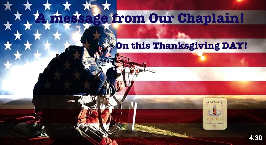 Chaplain Banta’s Thanksgiving Message from the Light House