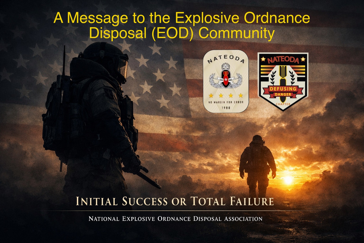 To the Explosive Ordnance Disposal Community
